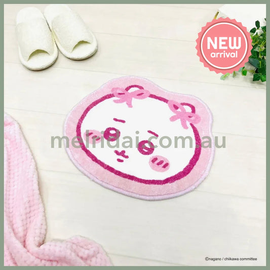 CHIIKAWA | Chiikawa Ribbon Die-cut Fluffy Floor Mat H330×W400×D5mm