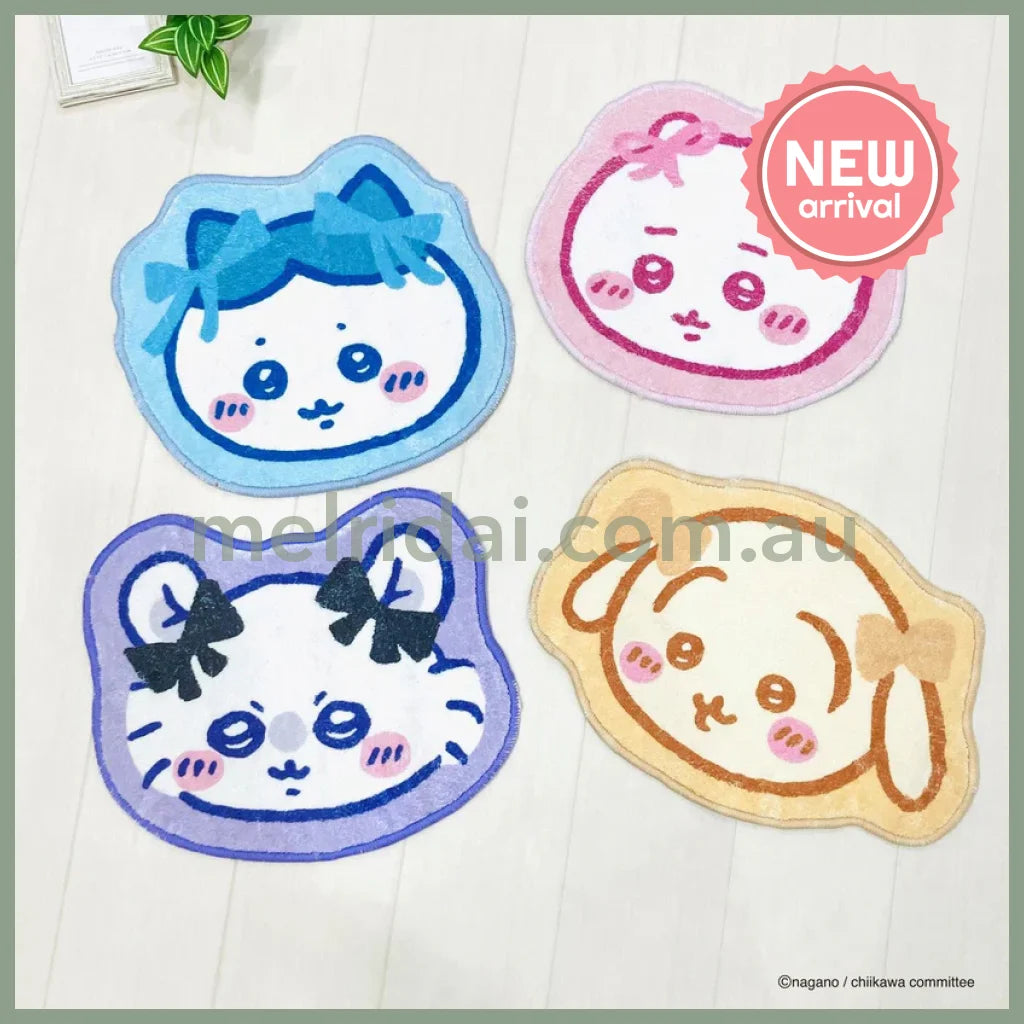 CHIIKAWA | Chiikawa Ribbon Die-cut Fluffy Floor Mat H330×W400×D5mm