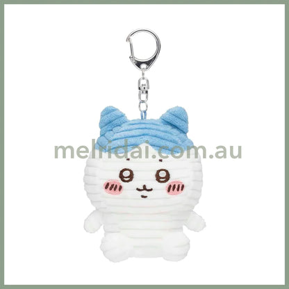 Chiikawa | Shima Mascot Holder Keychain H100×W80×D70Mm 吉伊卡哇 轮胎米其林系列 玩偶挂件/包挂/钥匙链 Hachiware 八字喵/小八/小蓝