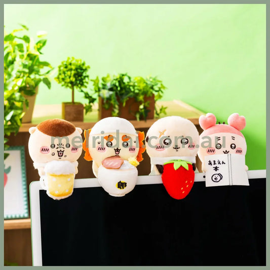 CHIIKAWA | Shisa Ramen Is Ready Monitor Plush Toy 120×75×75mm (Hook-and-loop Watching from Your Desktop)