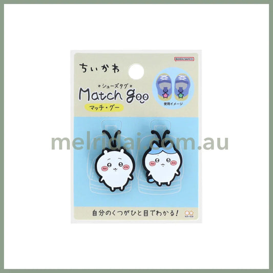 CHIIKAWA | Shoe Tag “Match & Goo” H92×W69×D6mm (Chiikawa & Hachiware)