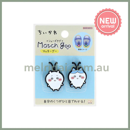 CHIIKAWA | Shoe Tag “Match & Goo” H92×W69×D6mm (Chiikawa & Hachiware)