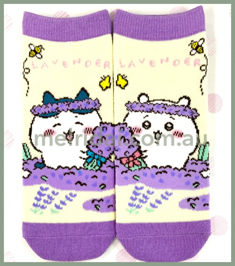 Chiikawa | Socks 22-25Cm 吉伊卡哇 地域限定 短袜 北海道 薰衣草