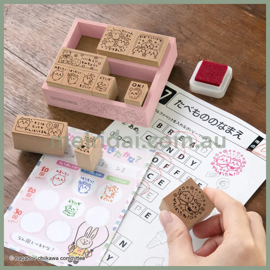 Chiikawa | Stamp Set 吉伊卡哇 木质印章 奖励印章