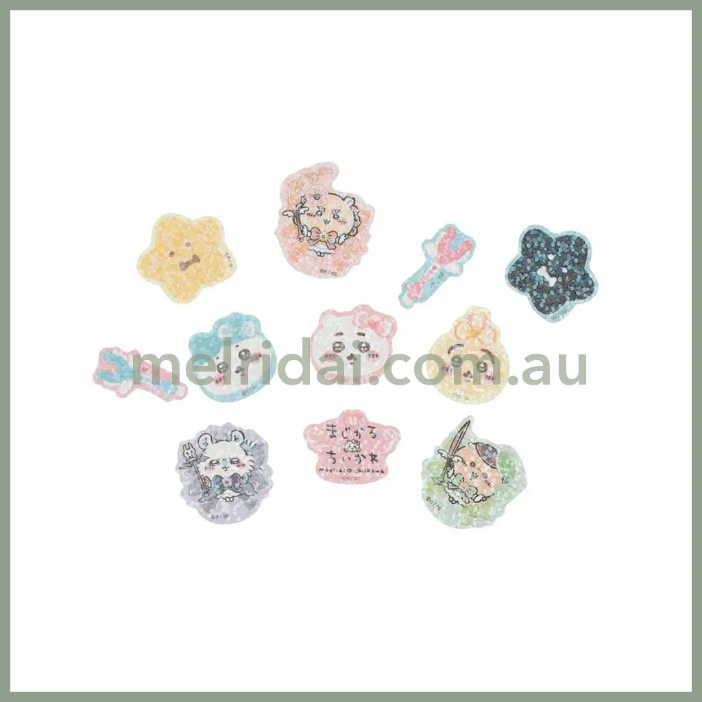 Chiikawa | Sticker Set 33 Pieces (Super Magical Chikawa) 吉伊卡哇 魔法少女系列贴纸 11种各3枚