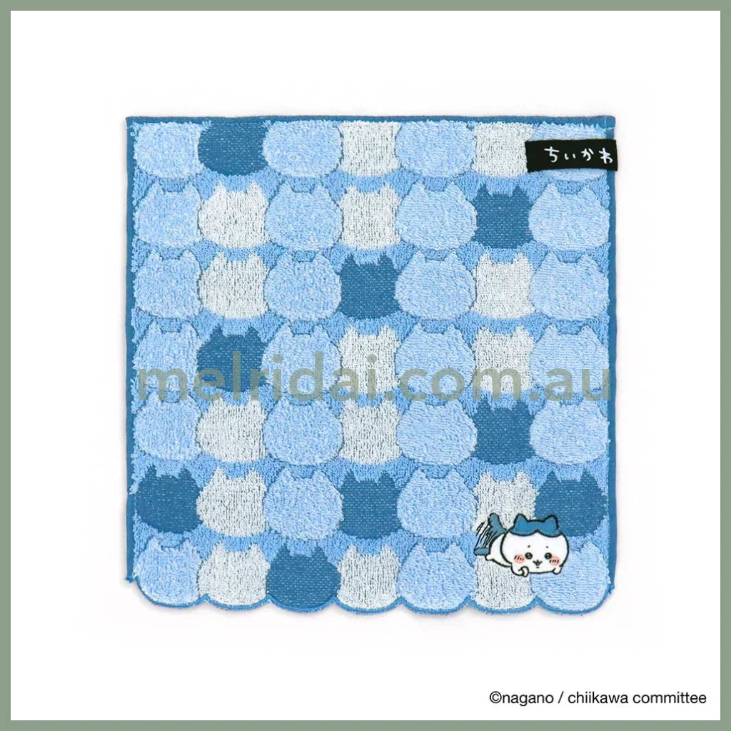 CHIIKAWA | Towel Handkerchief Cotton 100% H250×W250mm (Face) Hachiware 小八