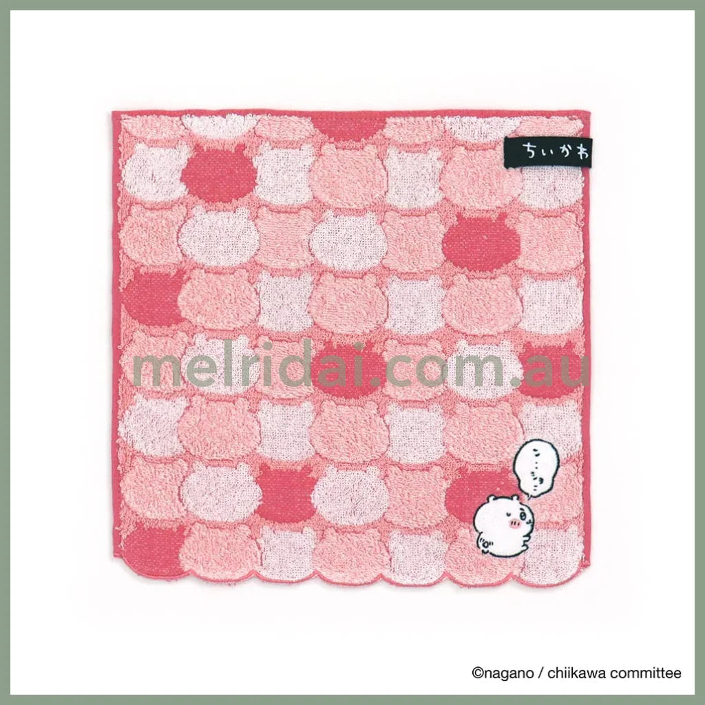 CHIIKAWA | Towel Handkerchief Cotton 100% H250×W250mm (Face) Chiikawa 吉伊/小白