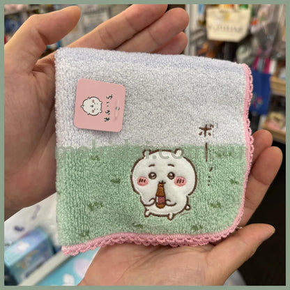 CHIIKAWA | Towel Handkerchief Cotton 100% H250×W250mm (Gentle Breeze)