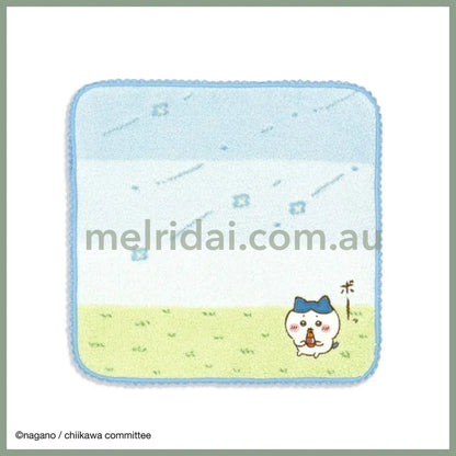 CHIIKAWA | Towel Handkerchief Cotton 100% H250×W250mm (Gentle Breeze) Hachiware 小八