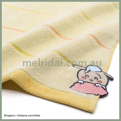 CHIIKAWA | Towel Handkerchief Cotton 100% H250×W250mm (Good Night)