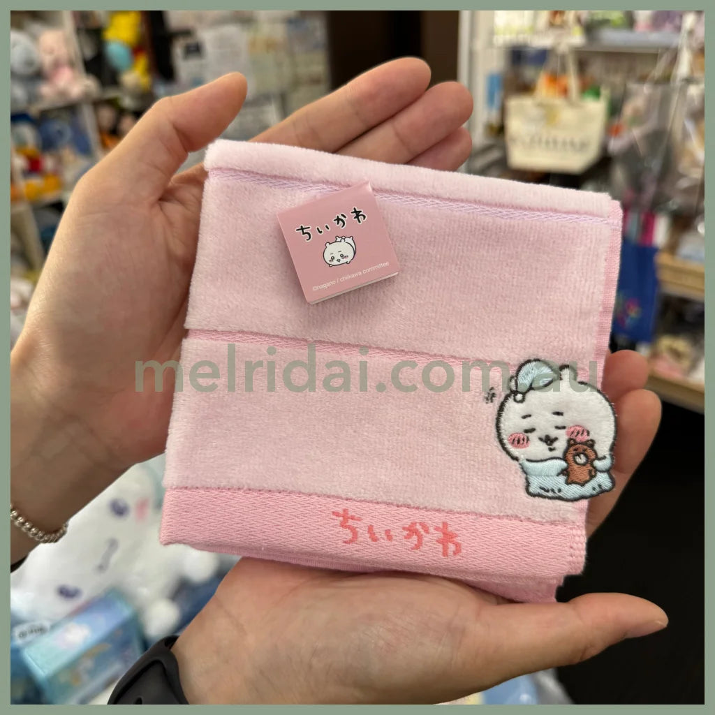 CHIIKAWA | Towel Handkerchief Cotton 100% H250×W250mm (Good Night) Chiikawa 吉伊/小白
