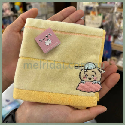 CHIIKAWA | Towel Handkerchief Cotton 100% H250×W250mm (Good Night) Usagi 乌萨奇/兔子