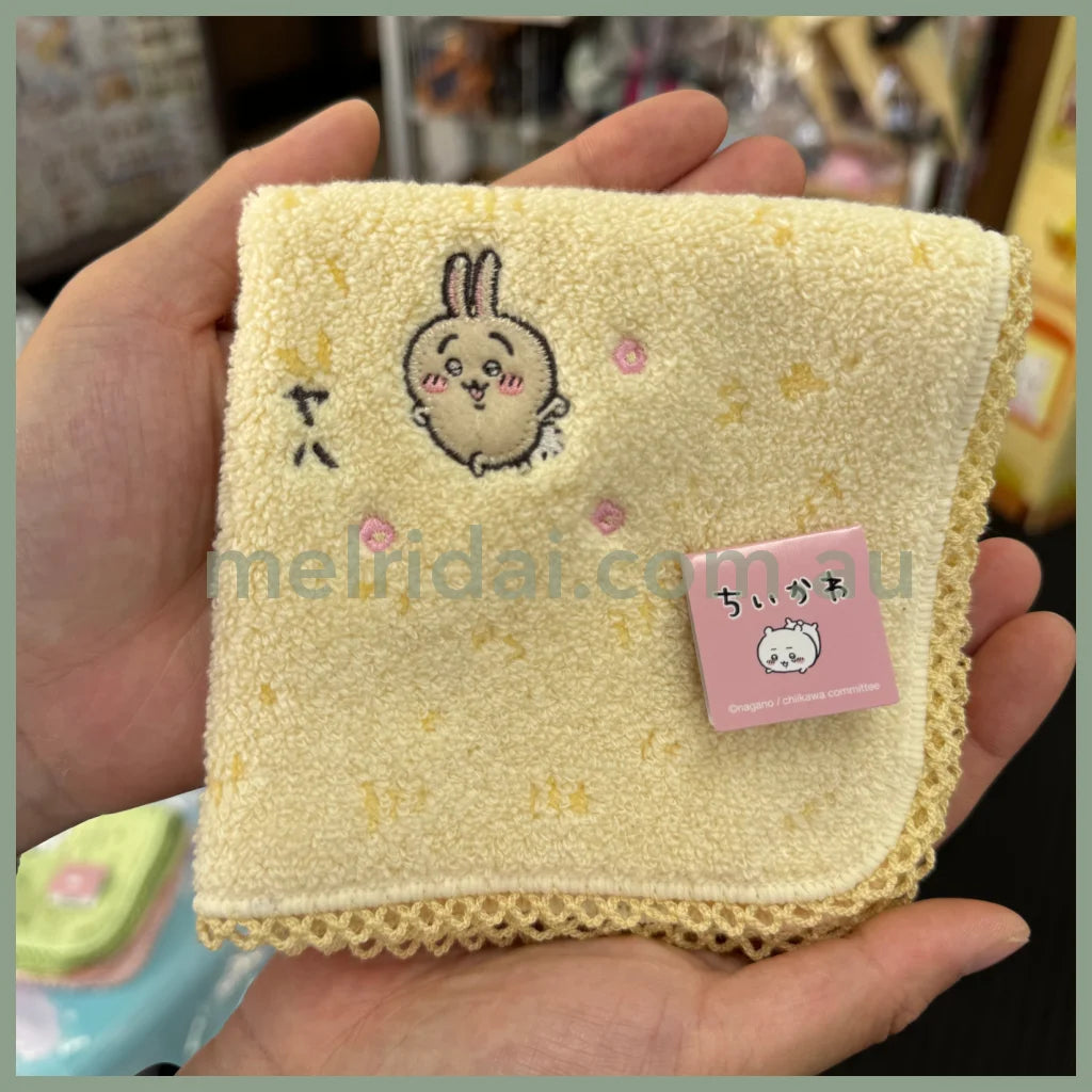 CHIIKAWA | Towel Handkerchief Cotton 100% H250×W250mm (Lawn/Grass)