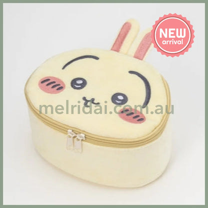 CHIIKAWA | Usagi Fluffy Vanity Pouch Cosmetic Pouch 15× 18× 10cm