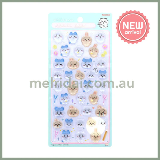 CHIIKAWA | Usagi & Chiikawa & Hachiware Bonbon Drop Seal 3D Sticker 200×95×7mm