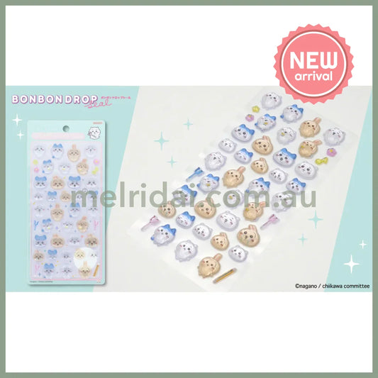CHIIKAWA | Usagi & Chiikawa & Hachiware Bonbon Drop Seal 3D Sticker 200×95×7mm