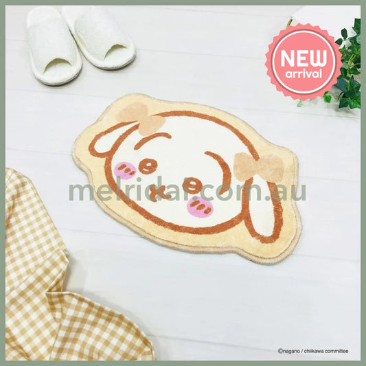 CHIIKAWA | Usagi Ribbon Die-cut Fluffy Floor Mat H330×W400×D5mm