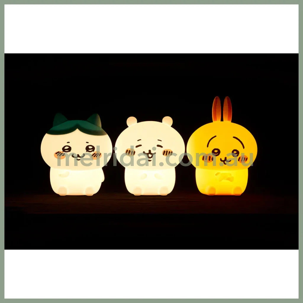 Chiikawa | Usagi Room Light H175×W127×D103Mm 吉伊卡哇 乌萨奇小夜灯 Usb充电/四个光段可调节/满电使用5H