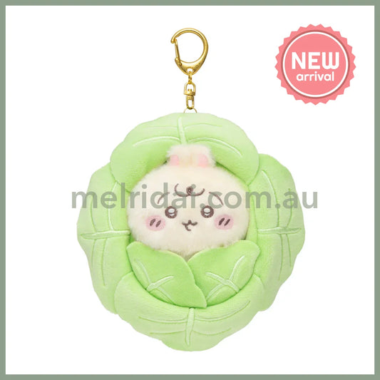 CHIIKAWA | Usagi Wrapped in Cabbage Mascot Holder Plush Keychai 155×155×70mm(Chiikawa Baby)