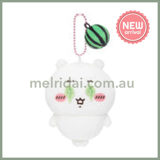 CHIIKAWA | Chiikawa Watermelon Series Mascot Holder Plush Keychain Bag Charm 105×85×50mm(Is this a watermelon smash?)