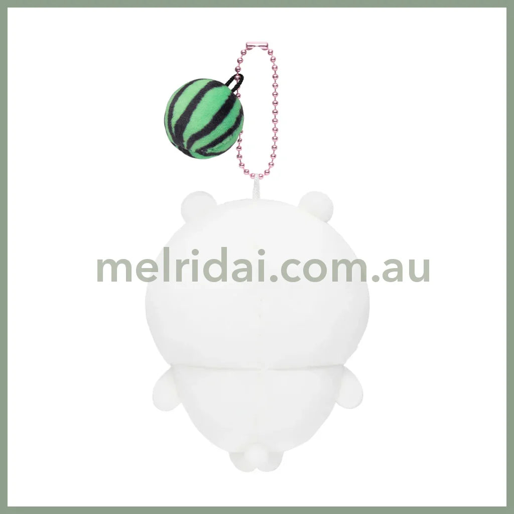 CHIIKAWA | Chiikawa Watermelon Series Mascot Holder Plush Keychain Bag Charm 105×85×50mm(Is this a watermelon smash?)