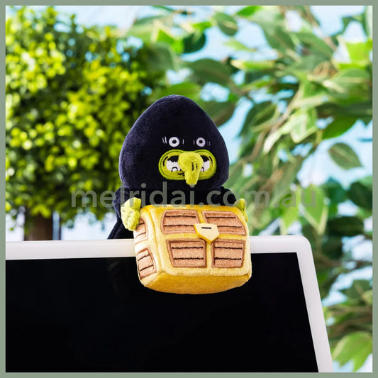 CHIIKAWA | Witch Treasure Monitor Plush Toy 120×75×75mm (Hook-and-loop Watching from Your Desktop)
