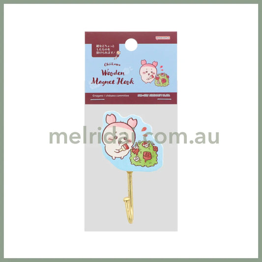 Chiikawa | Wooden Magnet Hook Kani-Chan H55×W45×D25Mm (Wonder Tea Time)