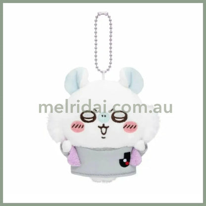 Chiikawa X J League | Mascot Holder Plush Keychain 95 × W 75 45Mm (Momonga)