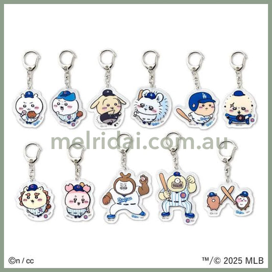 CHIIKAWA x MLB TOKYO SERIES | Acrylic Keychain Keyholder H75×W69mm