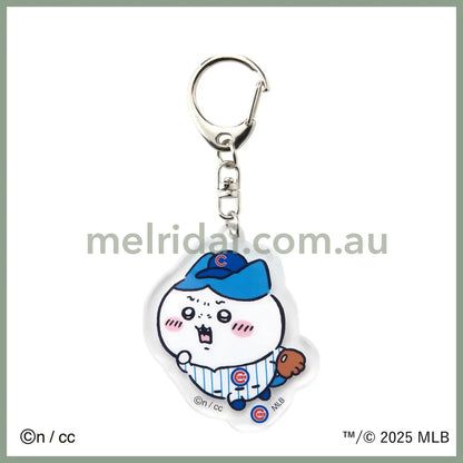 CHIIKAWA x MLB TOKYO SERIES | Acrylic Keychain Keyholder H75×W69mm Hachiware 八字喵/小八/小蓝