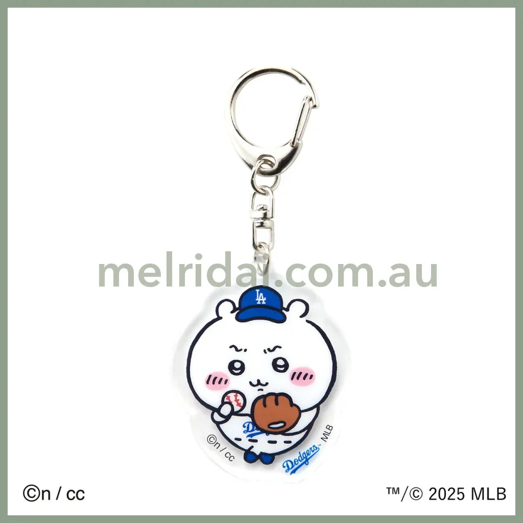 CHIIKAWA x MLB TOKYO SERIES | Acrylic Keychain Keyholder H75×W69mm Chiikawa吉伊/小白