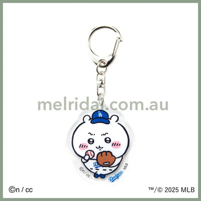 CHIIKAWA x MLB TOKYO SERIES | Acrylic Keychain Keyholder H75×W69mm Chiikawa吉伊/小白