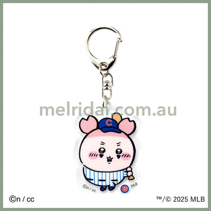 CHIIKAWA x MLB TOKYO SERIES | Acrylic Keychain Keyholder H75×W69mm Kani-chan 古本