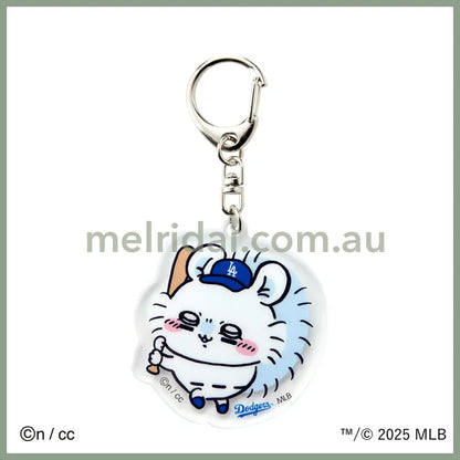 CHIIKAWA x MLB TOKYO SERIES | Acrylic Keychain Keyholder H75×W69mm Momonga 飞鼠