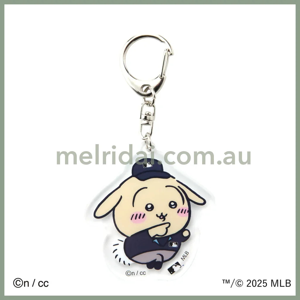 CHIIKAWA x MLB TOKYO SERIES | Acrylic Keychain Keyholder H75×W69mm Usagi 兔子/乌萨奇
