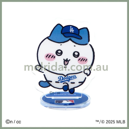 CHIIKAWA x MLB TOKYO SERIES | Acrylic Stand H75×W110mm Dodgers-Hachiware 八字喵/小八/小蓝
