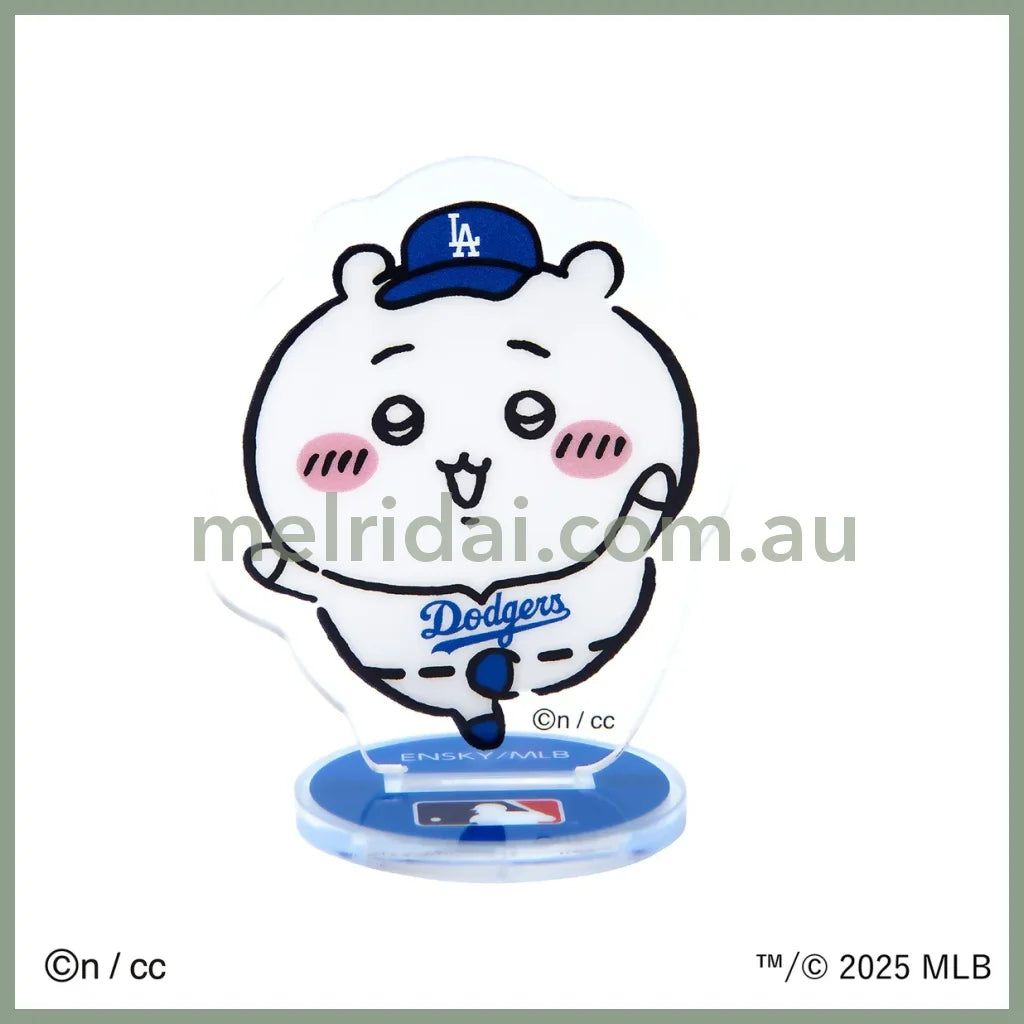 CHIIKAWA x MLB TOKYO SERIES | Acrylic Stand H75×W110mm Dodgers-Chiikawa吉伊/小白