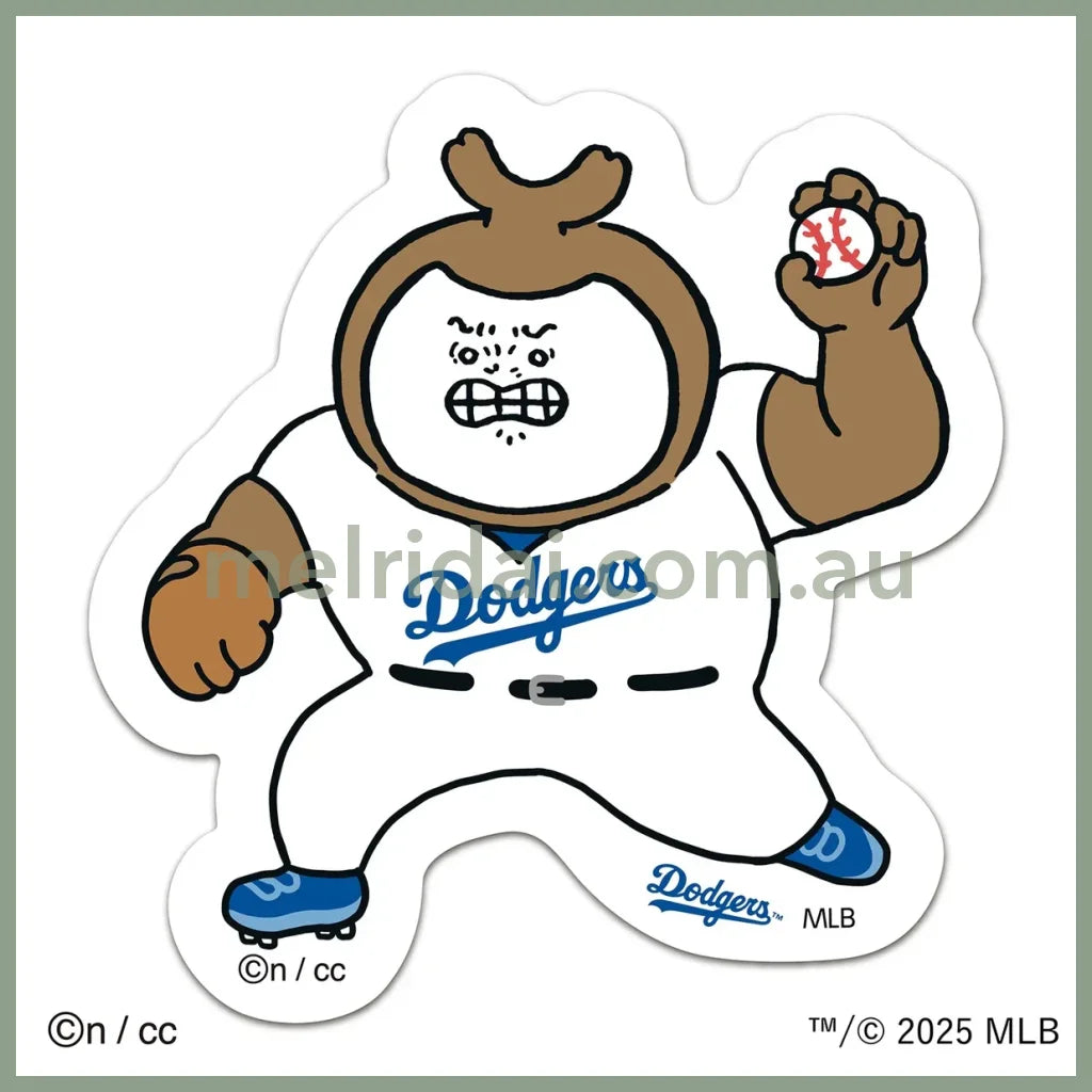CHIIKAWA x MLB TOKYO SERIES | Sticker H64×W62mm Bear and Beetle独角仙小鼻嘎