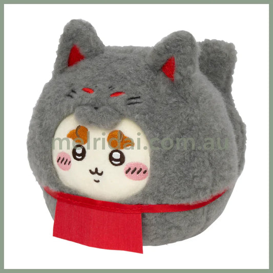 CHIIKAWA x MOGUMOGU | Daruma Plush Toy H125 x W115 x D130mm (Shisa)
