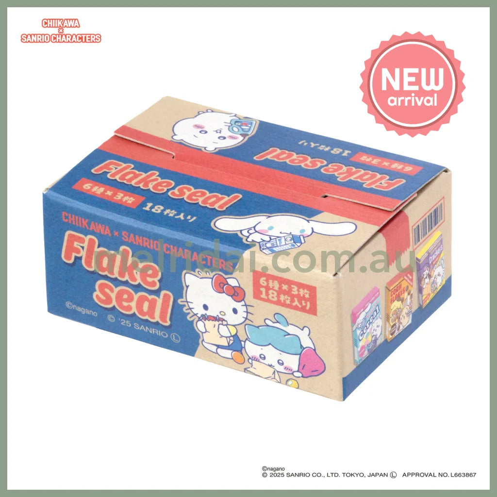 Chiikawa x Sanrio | Boxed Flake Stickers 27x60x43mm (Supermarket)