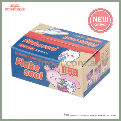 Chiikawa x Sanrio | Boxed Flake Stickers 27x60x43mm (Supermarket)