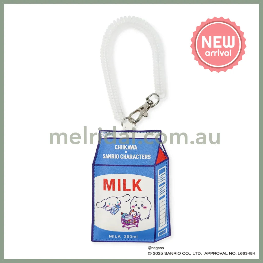 Chiikawa x Sanrio | Cinnamoroll & Chiikawa Die-Cut Pass Case 110x83x8mm (Supermarket)