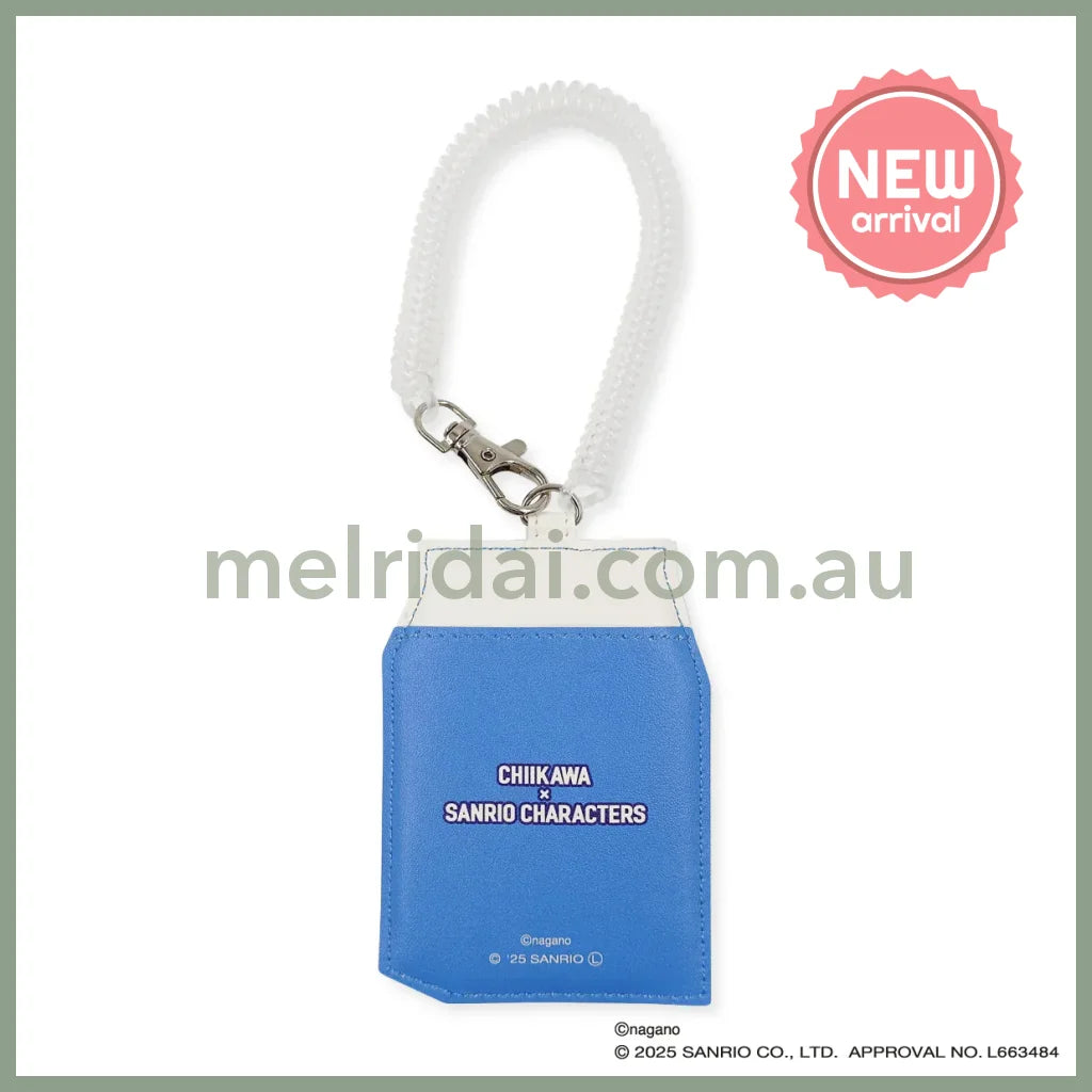 Chiikawa x Sanrio | Cinnamoroll & Chiikawa Die-Cut Pass Case 110x83x8mm (Supermarket)