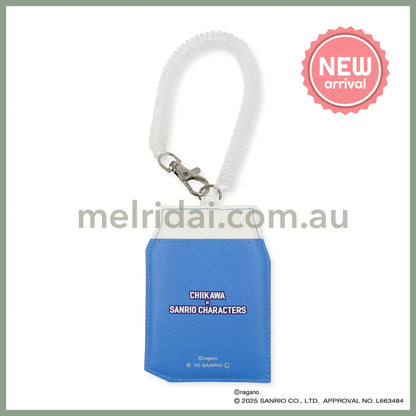 Chiikawa x Sanrio | Cinnamoroll & Chiikawa Die-Cut Pass Case 110x83x8mm (Supermarket)