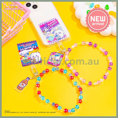 Chiikawa x Sanrio | Cinnamoroll x Chiikawa Phone Tab Bead Strap 360mm