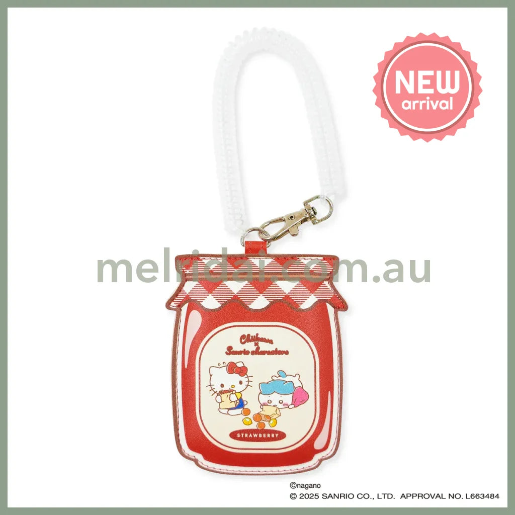 Chiikawa x Sanrio | Hello Kitty & Hachiware Die-Cut Pass Case 110x83x8mm (Supermarket)