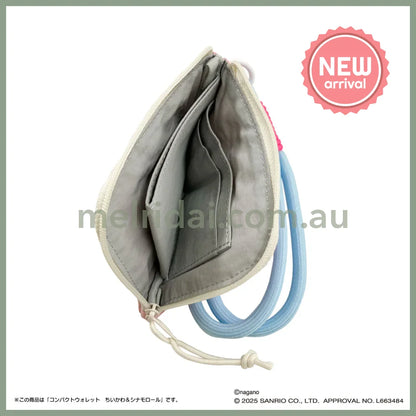 Chiikawa x Sanrio | Kuromi & Momonga Compact Walllet 90x120x20mm (Supermarket)