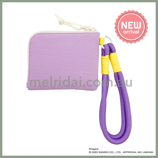 Chiikawa x Sanrio | Kuromi & Momonga Compact Walllet 90x120x20mm (Supermarket)