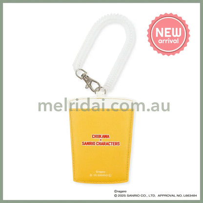 Chiikawa x Sanrio | My Melody & Kani-chan Die-Cut Pass Case 110x83x8mm (Supermarket)