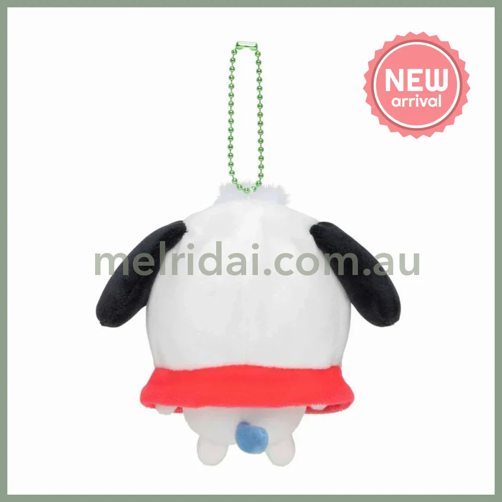Chiikawa x Sanrio | Pochacco x Hachiware Plush Keychain Bag Charm Mascot Holder 110×125×60mm